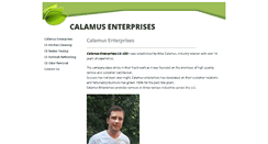 Desktop Screenshot of calamus-enterprises.com