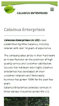 Mobile Screenshot of calamus-enterprises.com